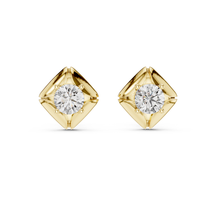 Sorelia Four Petal Round Studs
