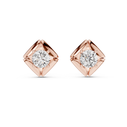 Sorelia Four Petal Round Studs
