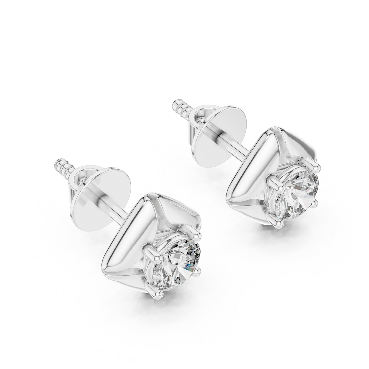 Sorelia Four Petal Round Studs