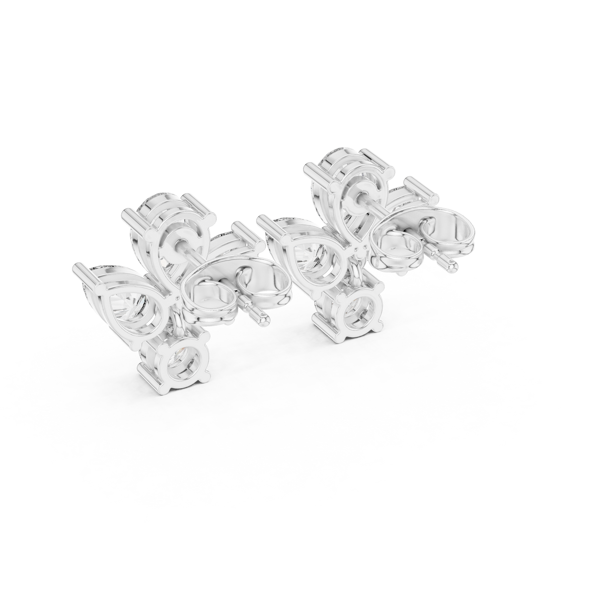 Elvarine Butterfly Diamond Drop Earring