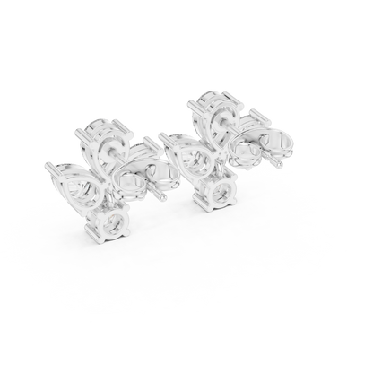Elvarine Butterfly Diamond Drop Earring