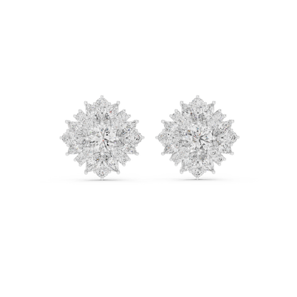 Veylora Bloom Radiance Diamond Studs