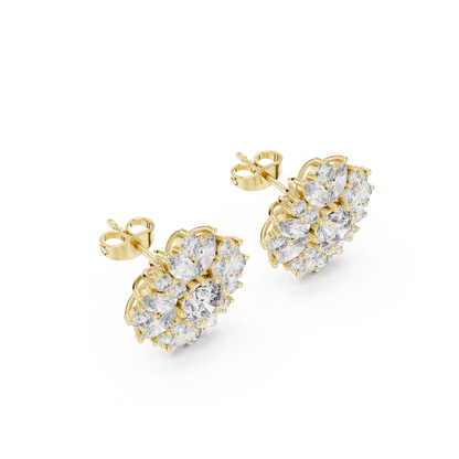 Veylora Bloom Radiance Diamond Studs