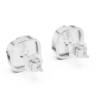 Veloura Curved Embrace Round Studs