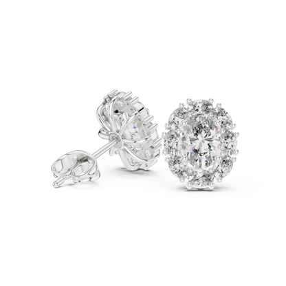 Zelvienne Oval Radiance Diamond Studs