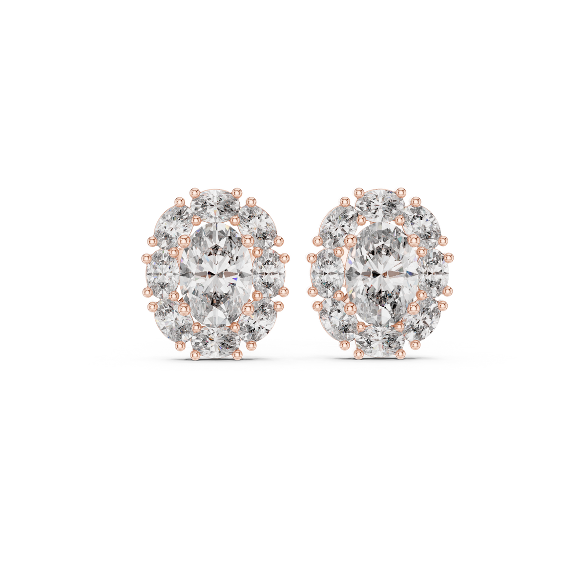 Zelvienne Oval Radiance Diamond Studs