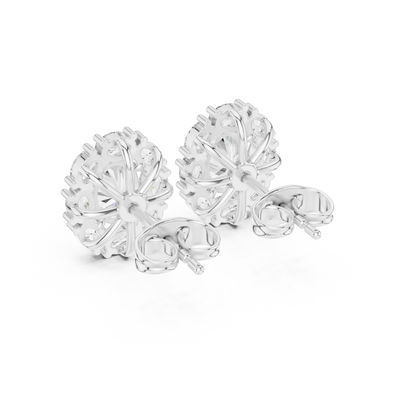 Zelvienne Oval Radiance Diamond Studs