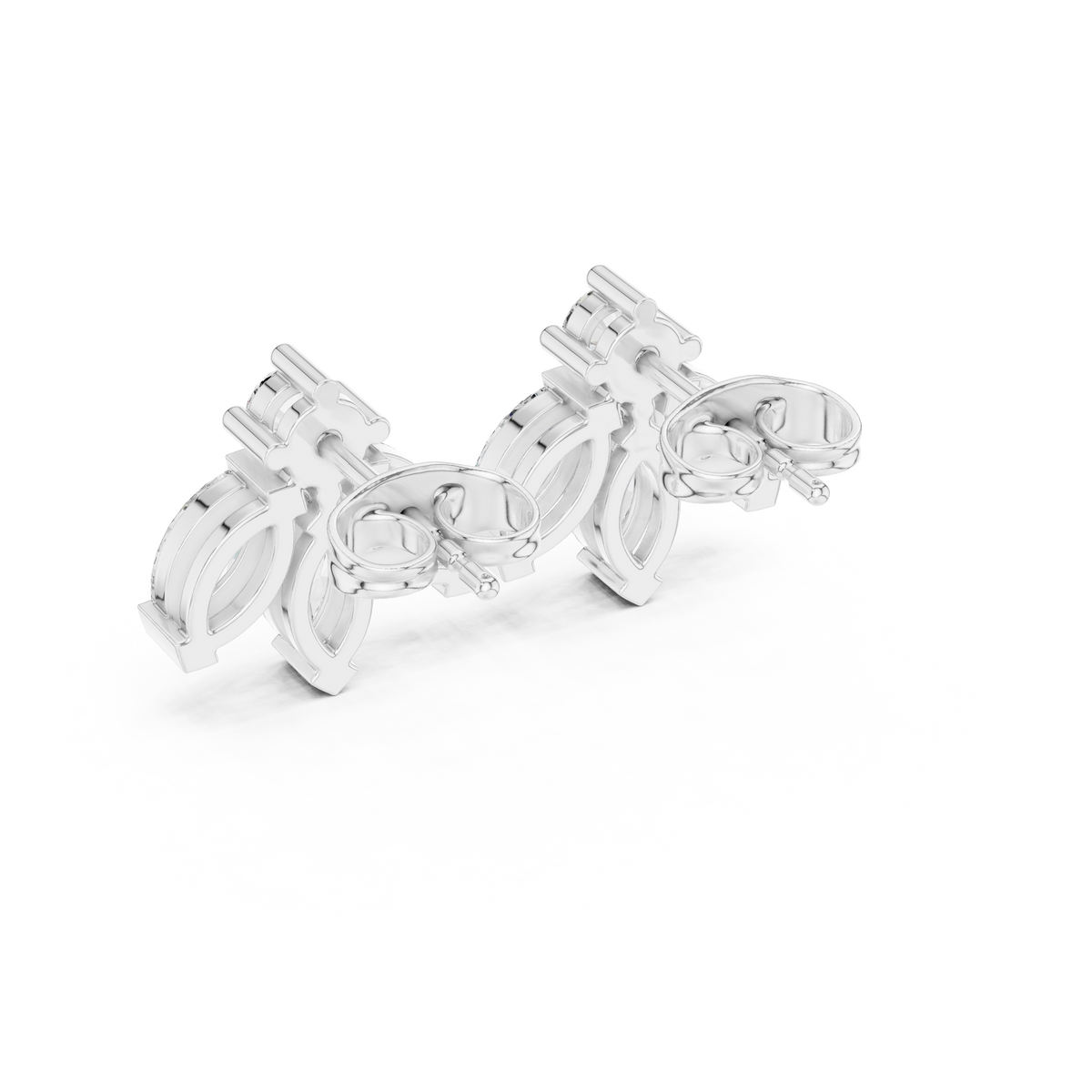 Varellia Marquise Floral Diamond Studs