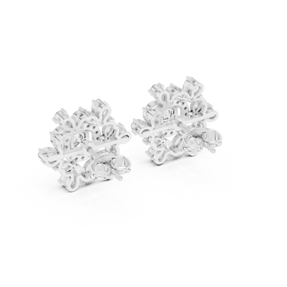 Virelune Floral Diamond Radiance Studs