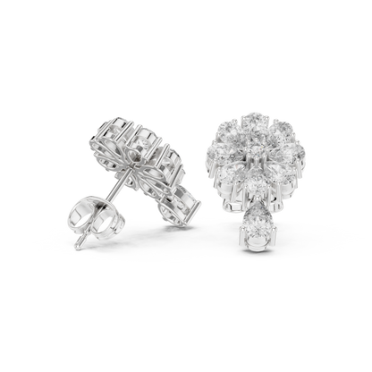 Elvarine Floral Diamond Blossom Drops
