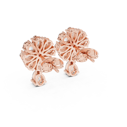 Elvarine Floral Diamond Blossom Drops