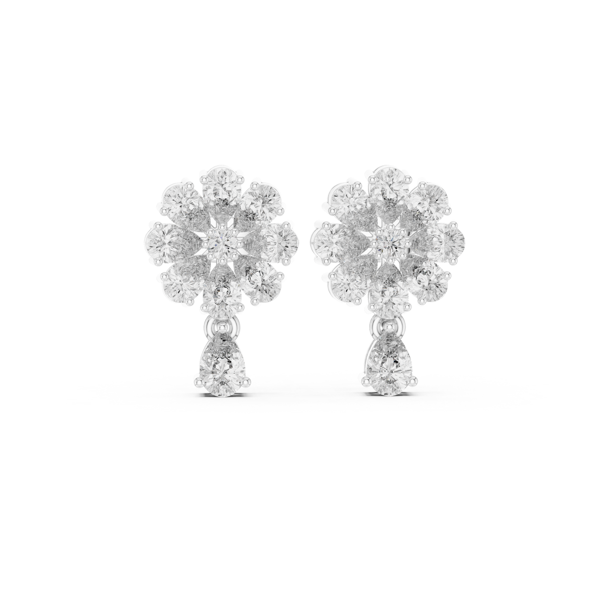 Elvarine Floral Diamond Blossom Drops