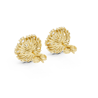 Elara Floral Diamond Radiance Studs