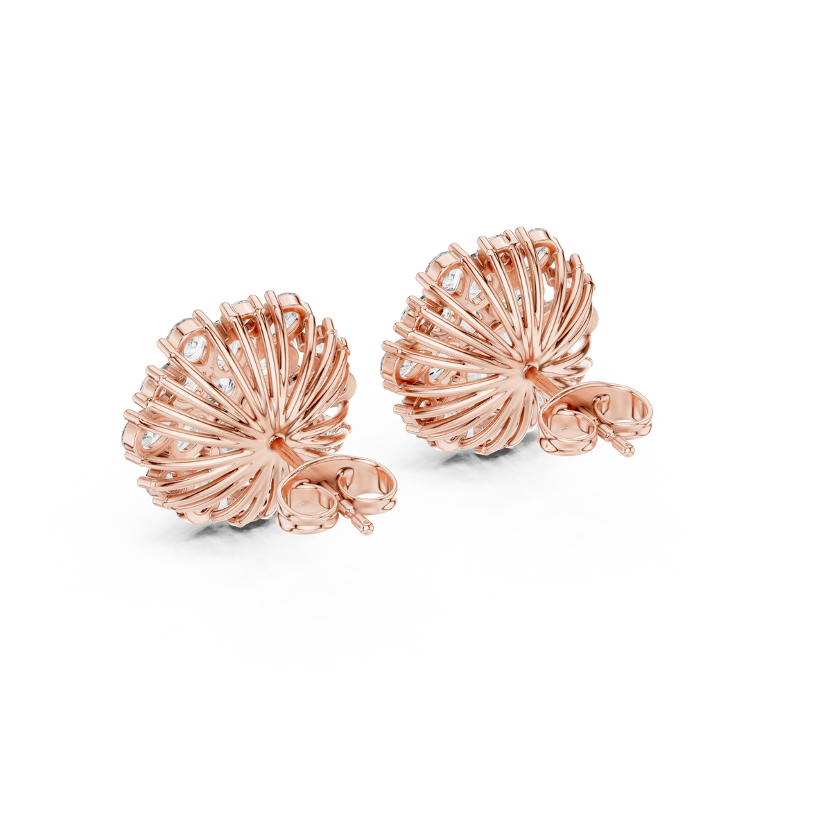 Elara Floral Diamond Radiance Studs