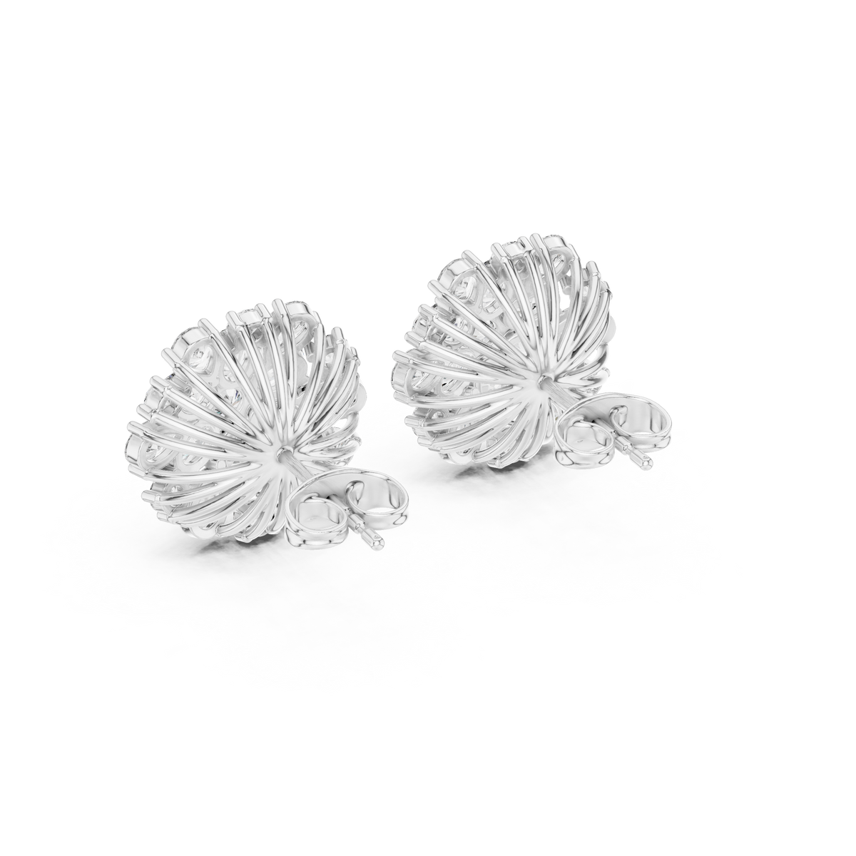 Elara Floral Diamond Radiance Studs
