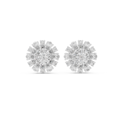 Elara Floral Diamond Radiance Studs