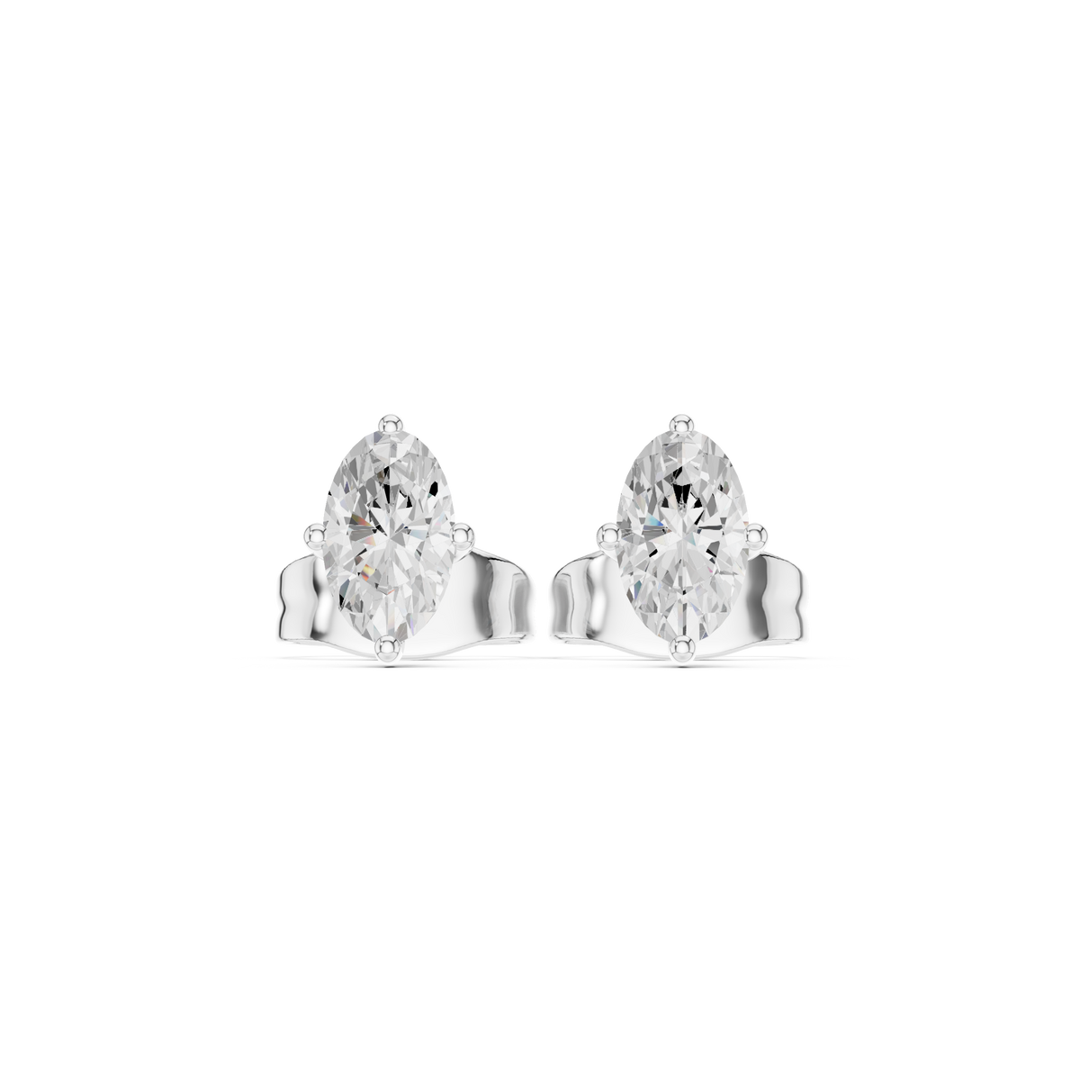 Celestine Marquise Diamond Embrace Studs