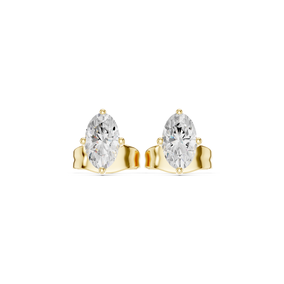 Celestine Marquise Diamond Embrace Studs