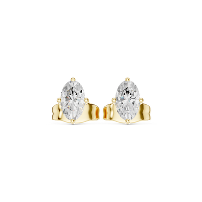 Celestine Marquise Diamond Embrace Studs