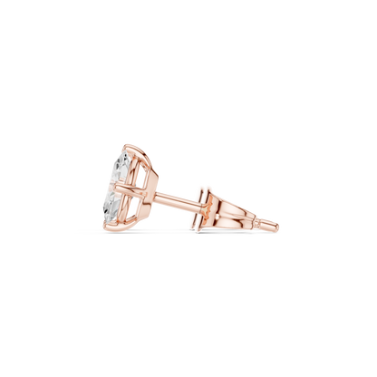 Celestine Marquise Diamond Embrace Studs