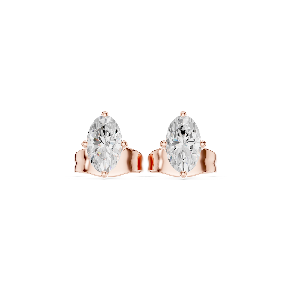 Celestine Marquise Diamond Embrace Studs