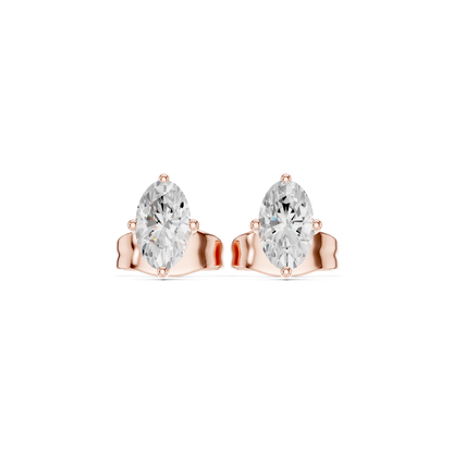 Celestine Marquise Diamond Embrace Studs