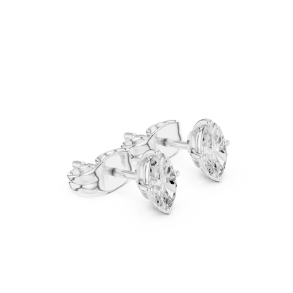 Celestine Marquise Diamond Embrace Studs