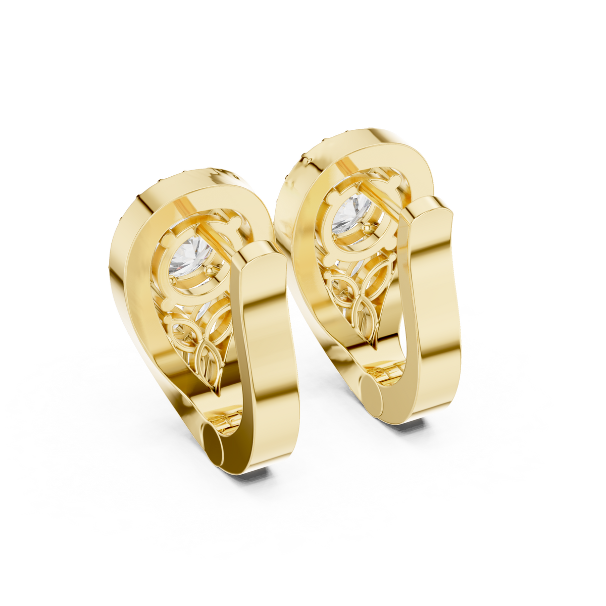 Norelle Teardrop Diamond Hoops