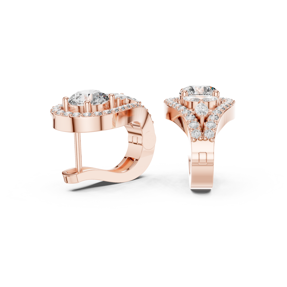 Norelle Teardrop Diamond Hoops