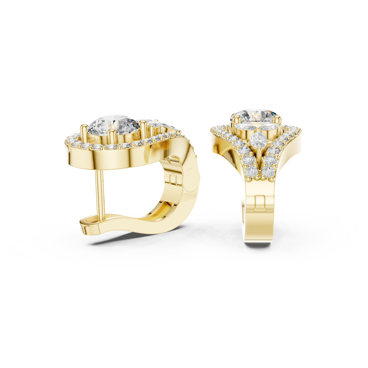 Norelle Teardrop Diamond Hoops