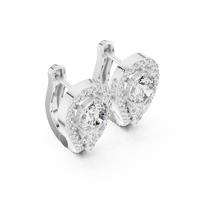 Norelle Teardrop Diamond Hoops