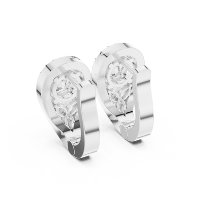 Norelle Teardrop Diamond Hoops