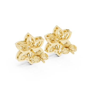 Elvanya Marquise Bloom Diamond Studs