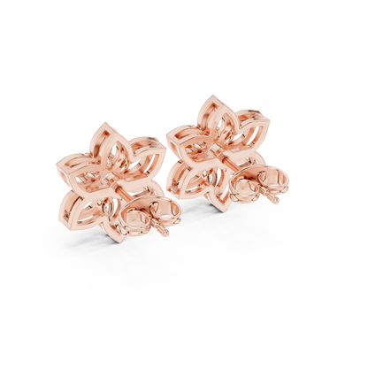 Elvanya Marquise Bloom Diamond Studs