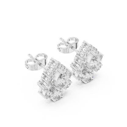 Zelvienne Pear Blossom Diamond Studs