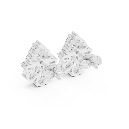 Zelvienne Pear Blossom Diamond Studs