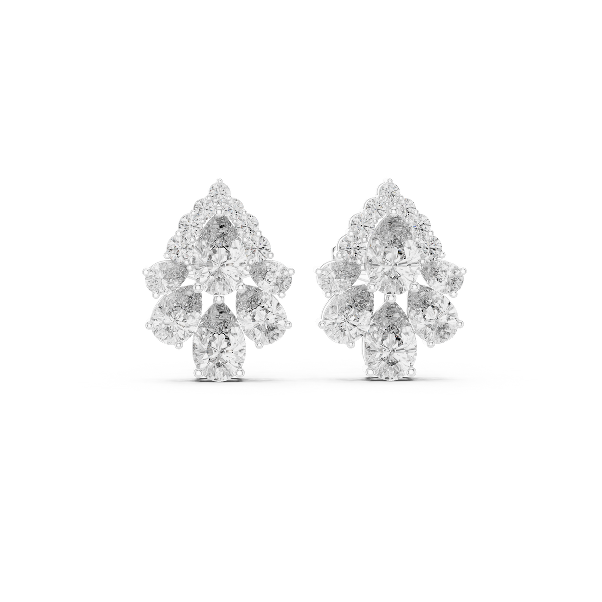 Zelvienne Pear Blossom Diamond Studs