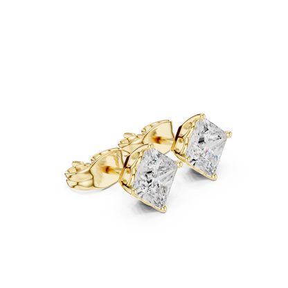 Novelle Princess Diamond Solitaire Studs