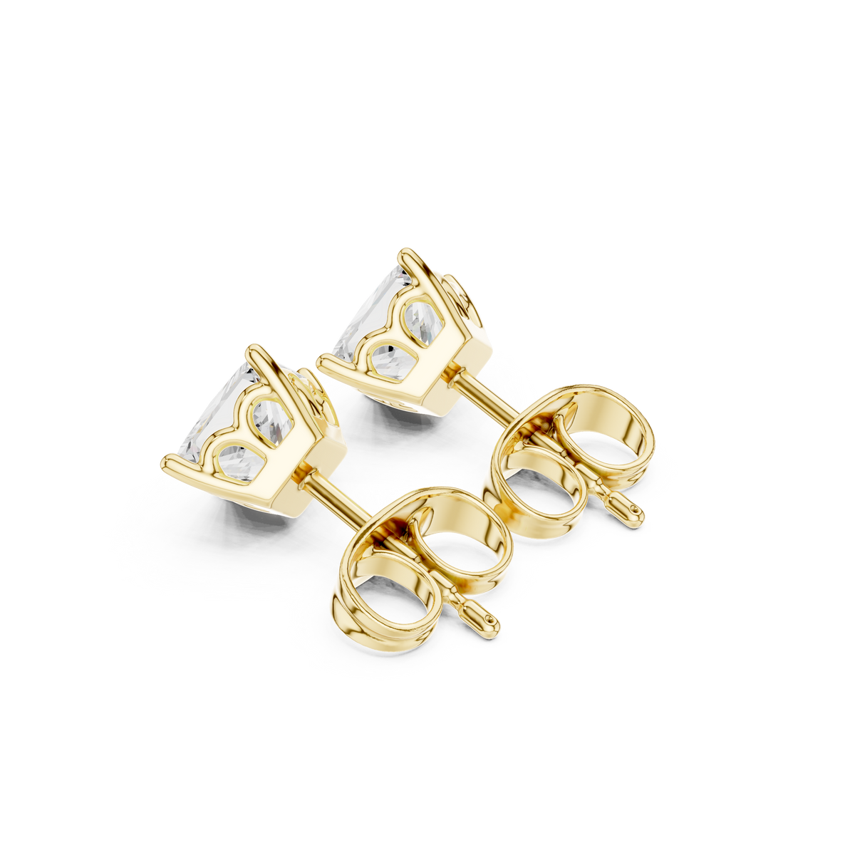 Novelle Princess Diamond Solitaire Studs