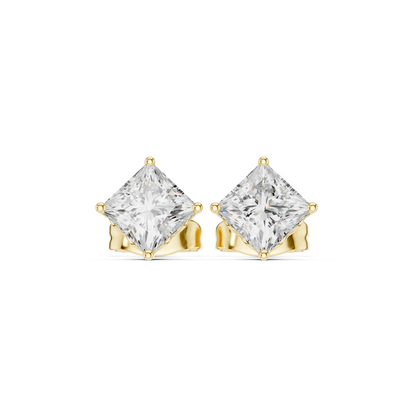 Novelle Princess Diamond Solitaire Studs