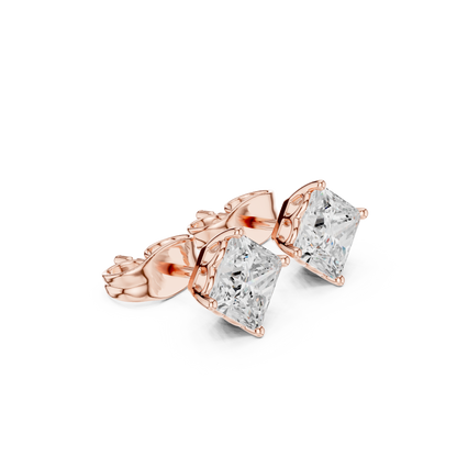 Novelle Princess Diamond Solitaire Studs