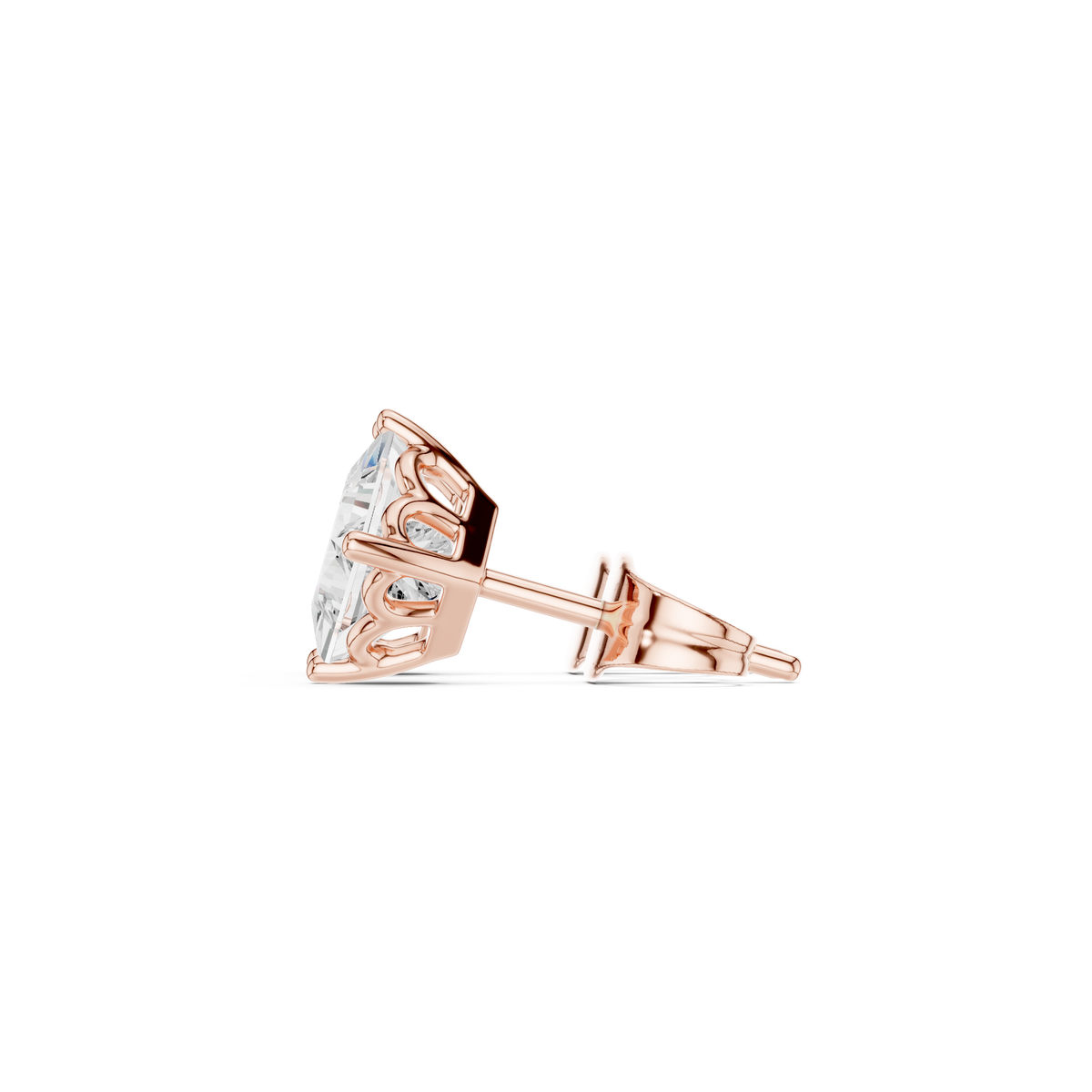 Novelle Princess Diamond Solitaire Studs