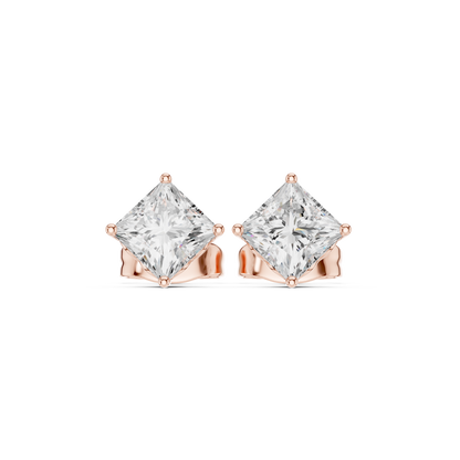 Novelle Princess Diamond Solitaire Studs