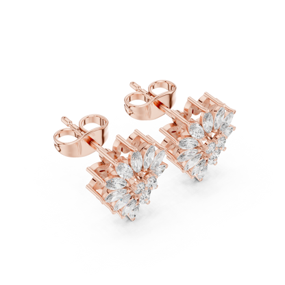 Marquise Blossom Cluster Studs