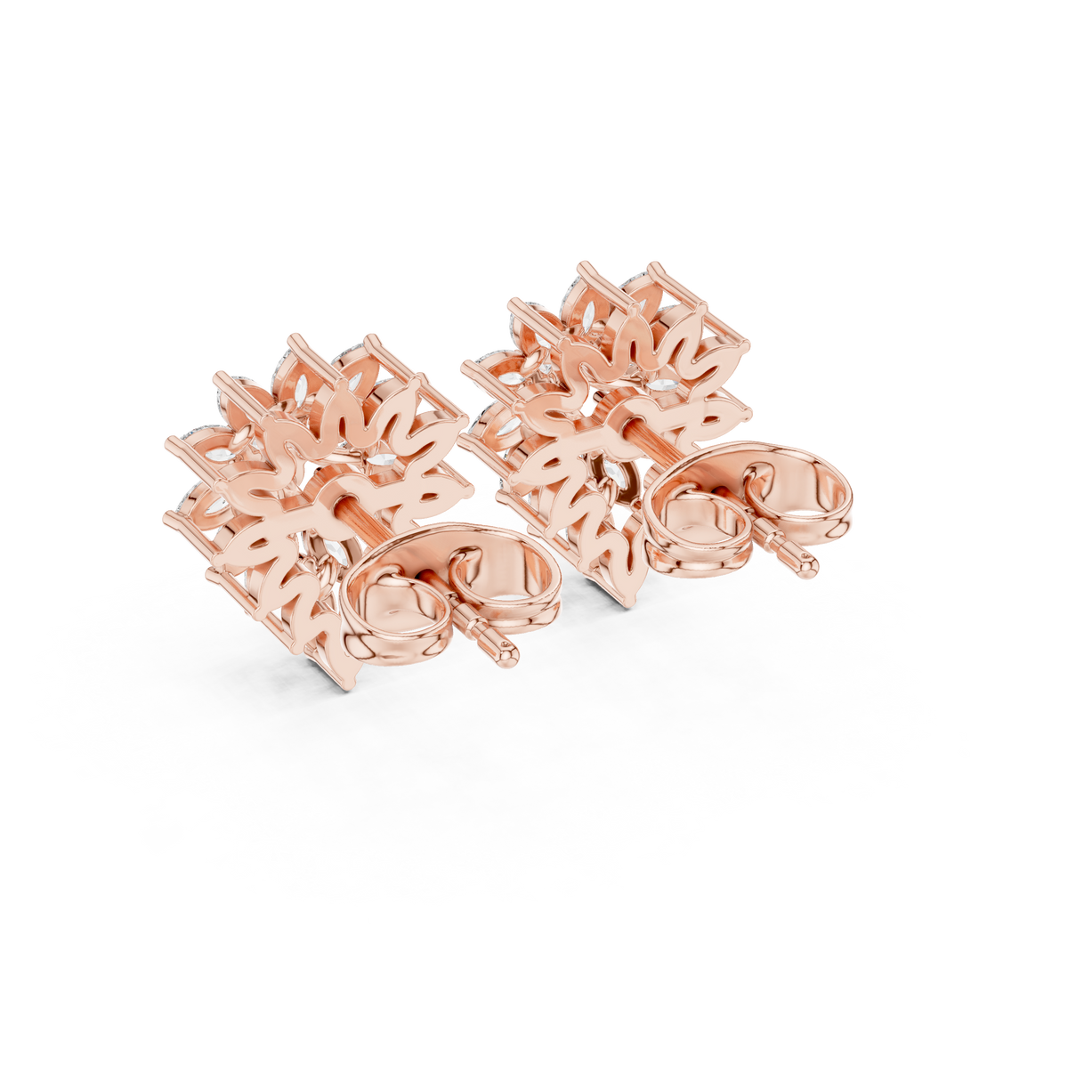 Marquise Blossom Cluster Studs