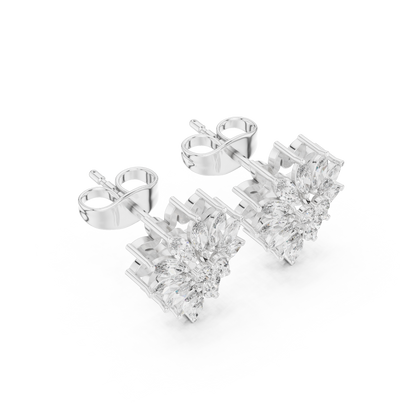 Marquise Blossom Cluster Studs