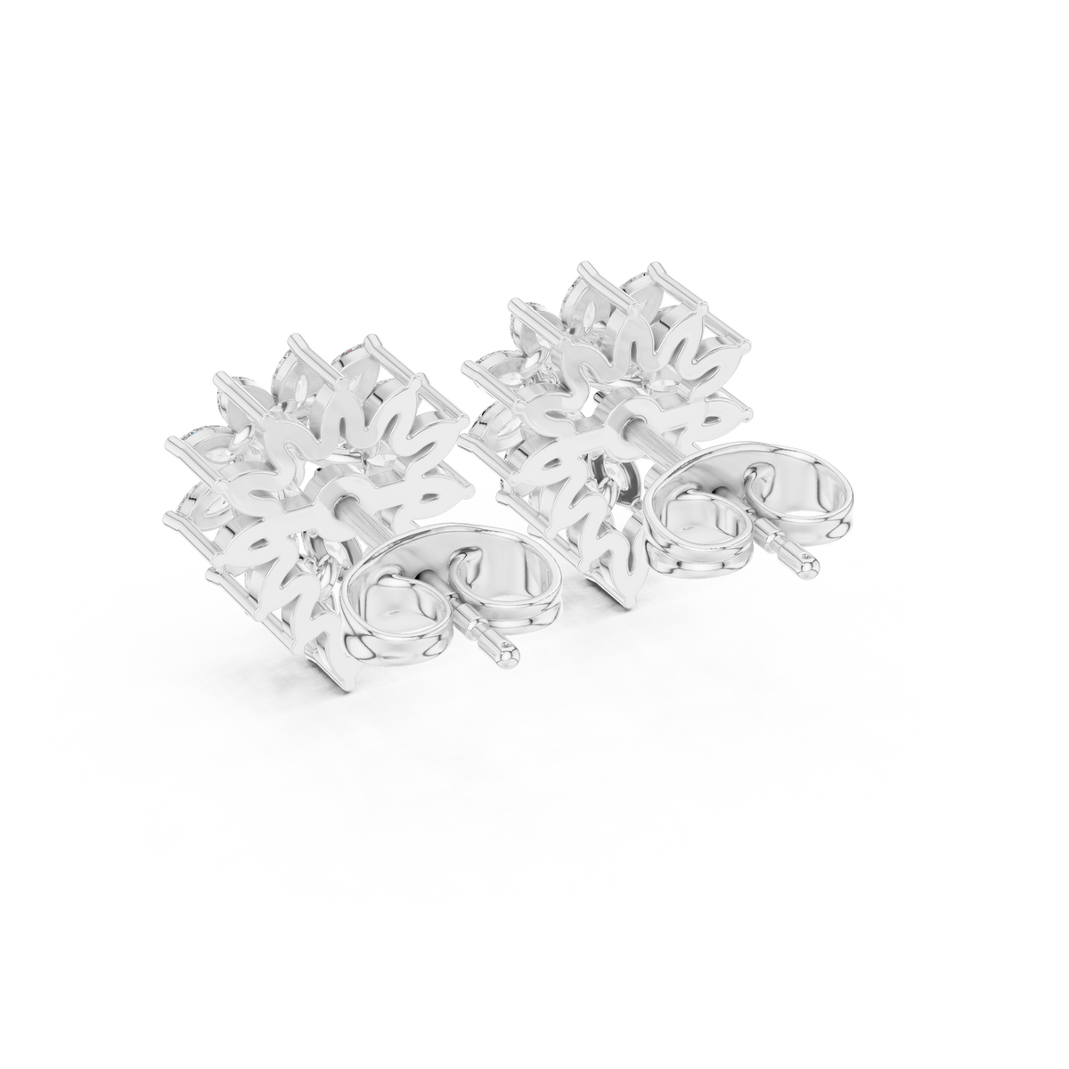 Marquise Blossom Cluster Studs