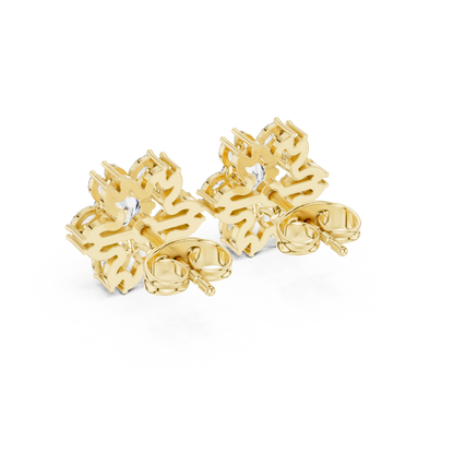 Marquise Radiant Bloom Studs