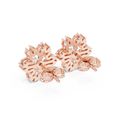Marquise Radiant Bloom Studs