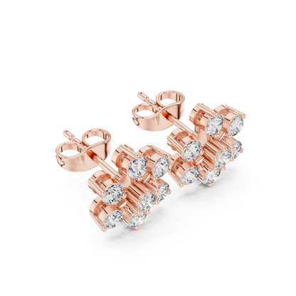 Six Petal Radiance Studs
